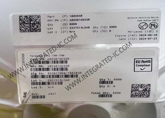 Chip mạch tích hợp A89301GESSR, trình điều khiển động cơ BLDC, 50V, bộ điều khiển động cơ FOC tiếng ồn thấp