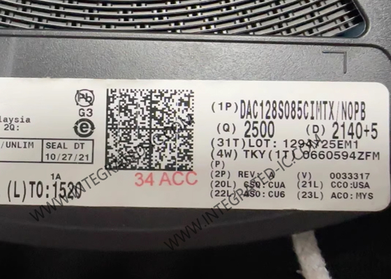 Chip Mạch Tích Hợp DAC128S085CIMTX Bộ Chuyển Đổi Tín Hiệu Số Sang Tương Tự 12-Bit TSSOP16