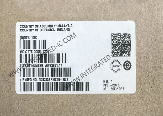 Chip Mạch Tích Hợp AD5243BRMZ50, Bộ Chiết Áp Kỹ Thuật Số Tương Thích I2C Kép 256-Vị Trí