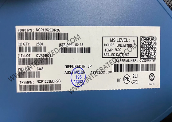 NCP1252EDR2G Chip mạch tích hợp PWM chế độ điều khiển hiện tại cho các ứng dụng chuyển tiếp và bay trở lại