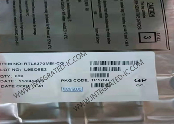 IC Ethernet RTL8370MBI hiệu suất cao, IC chuyển mạch Gigabit Ethernet đơn chip