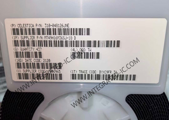 MT49H16M36SJ-18:B Chip IC Bộ nhớ 576Mbit CIO RLDRAM 2 DRAM IC Bộ nhớ FBGA144