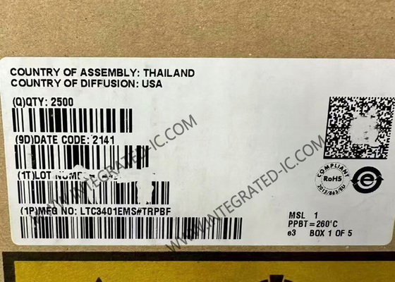 LTC3401EMS Chip mạch tích hợp 1A Bộ chuyển đổi tăng cường đồng bộ 3MHz Step Up Regulators