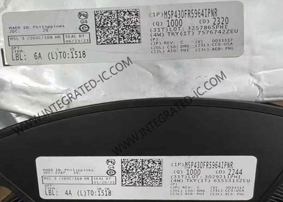 Máy vi điều khiển MCU MSP430FR5964IPNR 256KB FRAM Máy vi điều khiển 16 bit LQFP80