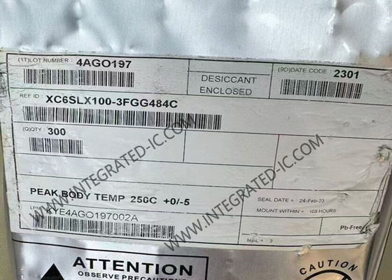 Mảng cổng lập trình được (FPGA) XC6SLX100-3FGG484C Spartan-6 LX FPGA IC FBGA484