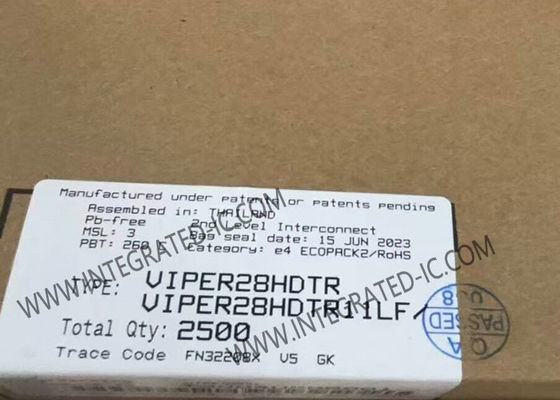Chip Mạch Tích Hợp VIPER28HDTR Bộ Chuyển Đổi Điện Áp Cao với Điện Áp Ra 800V Công Suất 20W và Tần Số Chuyển Mạch 115kHz