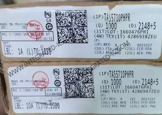 Chip mạch tích hợp TAS5710PHPR, Bộ khuếch đại công suất âm thanh kỹ thuật số nổi 2 kênh 20W với đường dẫn dữ liệu 32 bit