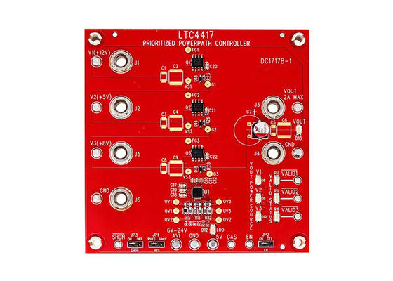 Bảng đánh giá quản lý điện PowerPath™ Power Distribution Switch cho Giải pháp nhúng DC1717B