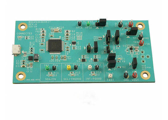 Bo mạch đánh giá quản lý điện năng bộ điều khiển I2C MAX20343EVKIT cho các giải pháp nhúng