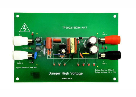 Mô-đun đánh giá bộ điều khiển trình điều khiển đèn LED PFC tự nhiên TPS92210EVM-647 Embedded Solutions