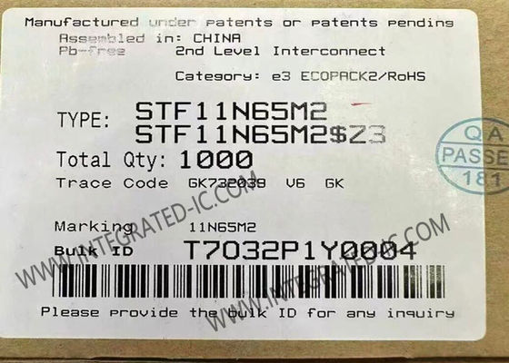 STF11N65M2 650V 7A 0.68Ω Transistor MOSFET N-Channel với Công nghệ MDmesh M2