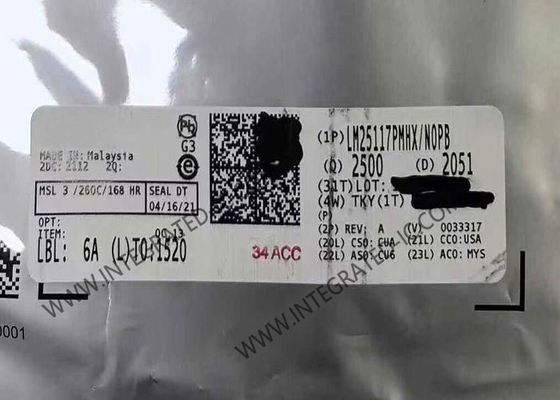 Chip mạch tích hợp LM25117PMHX Bộ điều khiển Buck đồng bộ với dải điện áp đầu vào rộng, bộ truyền động cổng đỉnh 3.3 A mạnh mẽ và tham chiếu điện áp chính xác 1.5%