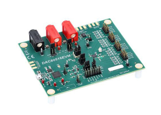 Bo mạch đánh giá Bộ chuyển đổi kỹ thuật số sang tương tự 16Bit DAC80516EVM cho các Giải pháp nhúng