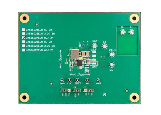 Mô-đun đánh giá bộ chuyển đổi hạ áp đồng bộ 2.1MHz LM53603AEVM Embedded Solutions