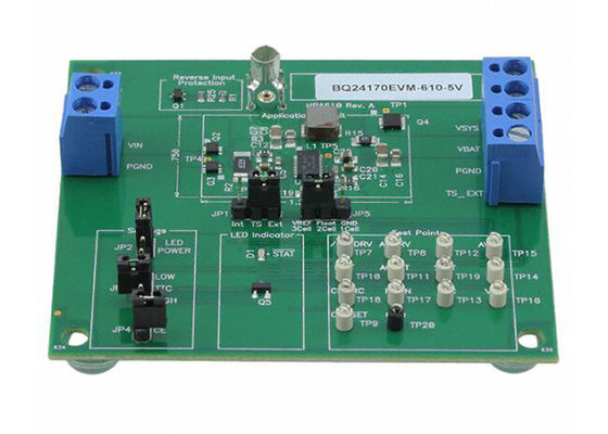 BQ24170EVM-610-5V Giải pháp nhúng 1-3 Cell 4A Mô-đun đánh giá bộ sạc pin Buck đồng bộ