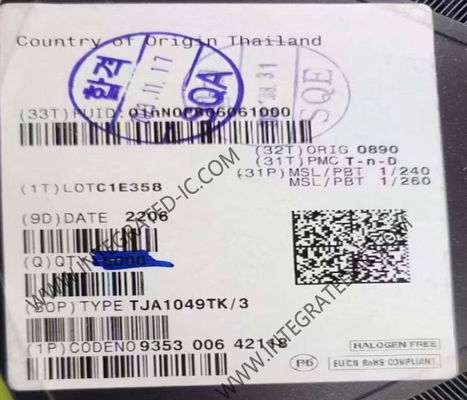 Chip Mạch Tích Hợp TJA1049TK, Bộ Thu Phát CAN Tốc Độ Cao 5Mbps với Độ Trễ Trễ của Bộ Thu 300 mV và Điện Áp Cung Cấp 4.75V ~ 5.25V