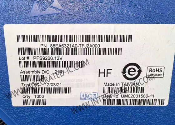 88EA6321A0-TFJ2A000 IC Ethernet Cấp Ô tô 1 Bộ thu phát Lớp Vật lý với 100/1000BASE-T1