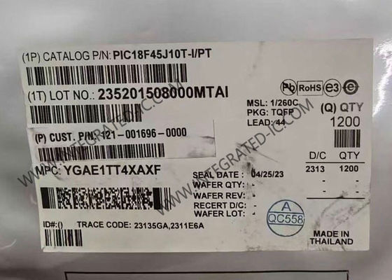 Vi điều khiển PIC18F45J10T-I/PT MCU 8-Bit 40MHz với 32 kB Bộ nhớ Chương trình