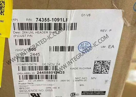 8 Position 2.54 mm Pitch 250 V Voltage Rating Latch-N-Lok Connector PCB Header