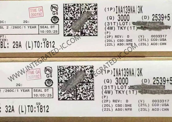 INA139NA/3K Bộ khuếch đại cảm biến dòng điện băng thông 440kHz với độ chính xác 0.5% và dải điện áp đầu vào 2.7V đến 40V