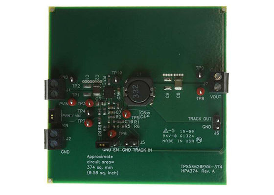 TPS54620EVM-374 Giải pháp nhúng 8V đến 17V 6A SWIFTTM Converter Evaluation Module