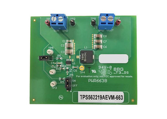 TPS562219AEVM-663 Giải pháp nhúng D-CAP2 Hội đồng đánh giá bộ chuyển đổi bước đồng bộ