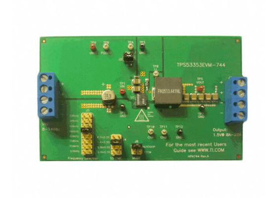 TPS53353EVM-744 Giải pháp nhúng hiệu suất cao đồng bộ Buck Converter Hội đồng đánh giá