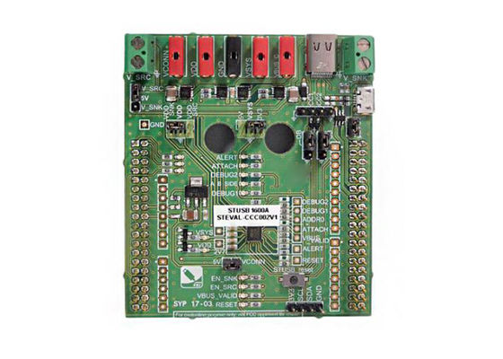 STEVAL-CCC002V1 Embedded Solutions STUSB1600A Type-C Controller Evaluation Board