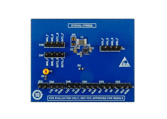 STEVAL-1PS02A Giải pháp nhúng 400mA DC/DC đồng bộ bước xuống chuyển đổi bảng đánh giá