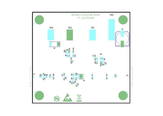 QPD1009EVB01 Giải pháp nhúng Bảng đánh giá bóng bán dẫn RF GaN 15W QPD1009