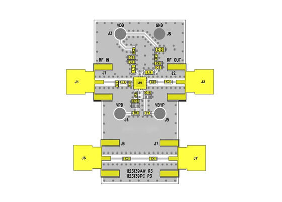 QPL9065PCB401 Giải pháp nhúng Ultra Low Noise 2-Stage Bypass LNA Board