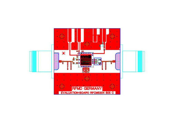 RFCM5304PCBA-410 Bảng đánh giá bộ khuếch đại tích hợp SI-BJT từ 5MHz đến 220MHz cho Giải pháp nhúng