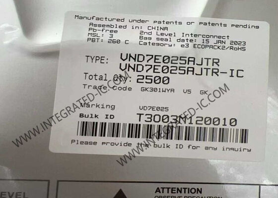 Chip mạch tích hợp VND7E025AJTR, Chip điều khiển kênh đôi phía cao, IC PowerSSO16