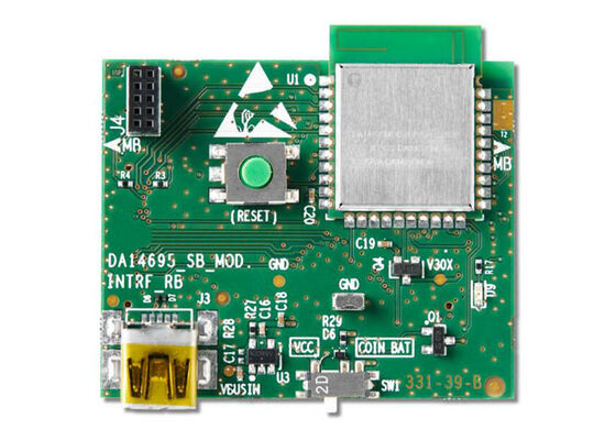 DA14695MOD-00F1DB-P Giải pháp nhúng Daughterboard DA14695MOD BT Low Energy 5.2 Module Development Kit Pro