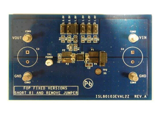 ISL80103EVAL2Z Giải pháp nhúng kênh đơn Ban đánh giá bộ điều chỉnh điện áp tuyến tính