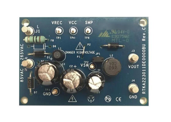 Bảng đánh giá giải pháp nhúng RTKA223011DE0000BU cho Bộ chuyển đổi Buck điện áp cao RAA223011