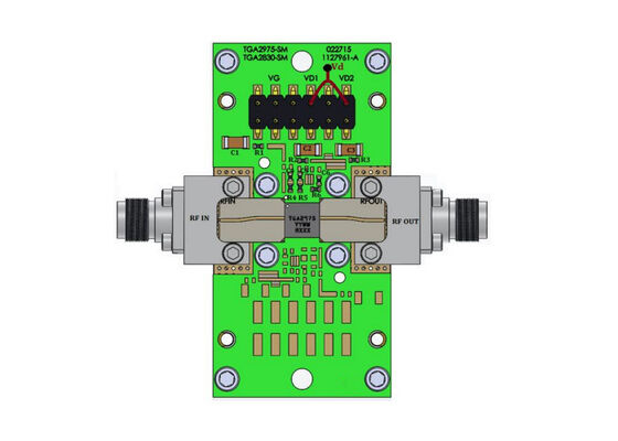 Bảng đánh giá bộ khuếch đại công suất GaN 12W TGA2975-SM-EVB Embedded Solutions 2.7GHz đến 3.5GHz