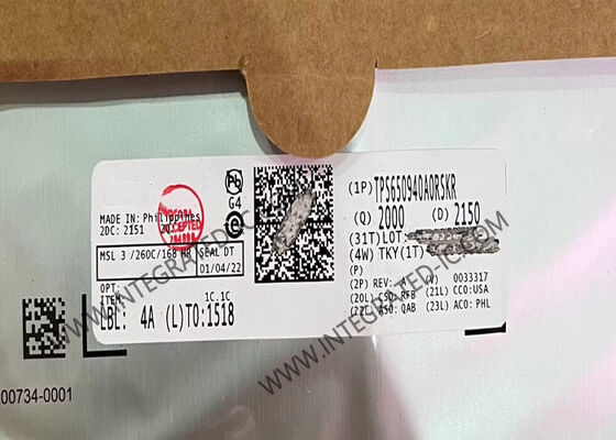 Chip Mạch Tích Hợp TPS650940A0RSKR, IC Quản Lý Nguồn với Dòng Ra 21A và 12 Đầu Ra cho Nền Tảng Apollo Lake