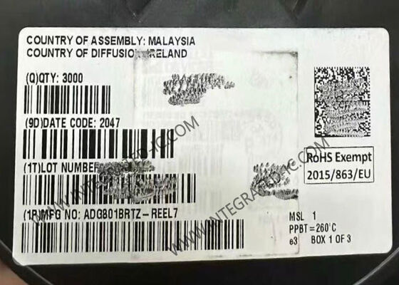 Chip Mạch Tích Hợp ADG801BRTZ CMOS SPST Switch với Điện Trở Mở 0.4Ω, Nguồn Cấp 1.8V đến 5.5V và Phạm Vi Nhiệt Độ Ô tô