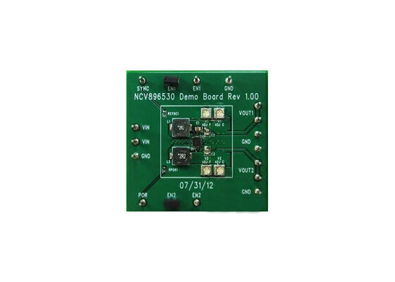 NCV896530GEVB Giải pháp nhúng 2 đầu ra không cô lập DC/DC Step Down Evaluation Board