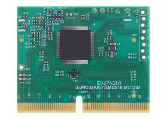 Giải pháp nhúng EV67N21A DSPIC33AK512MC510 Điều khiển động cơ Mô-đun Dual In-line