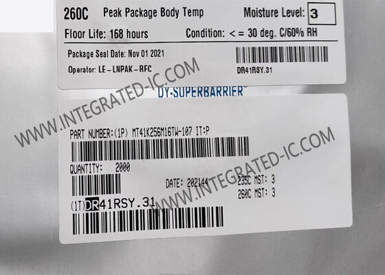 MT41K256M16TW-107 IT:P 4 Gbit DDR3L SDRAM Memory IC Chip với tốc độ 933 MHz và 256 M x 16 Tổ chức trong gói FBGA96