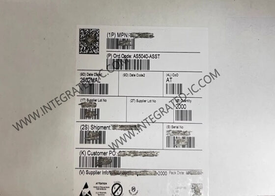 IC Cảm biến AS5040-ASST Cảm biến xoay với độ phân giải 10-bit, góc hoạt động 360° và tốc độ quay tối đa 30.000 RPM