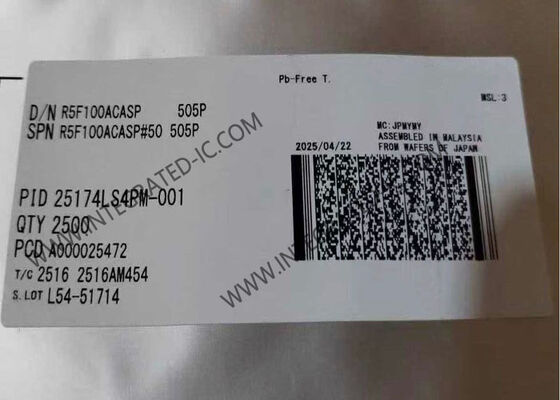 R5F100ACASP Vi điều khiển MCU 16-Bit 32MHz Lõi RL78 Gói LSSOP30