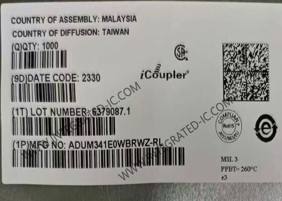 ADUM341E0WBRWZ 4 kênh IC cách ly kỹ thuật số ô tô với cách ly 5700Vrms