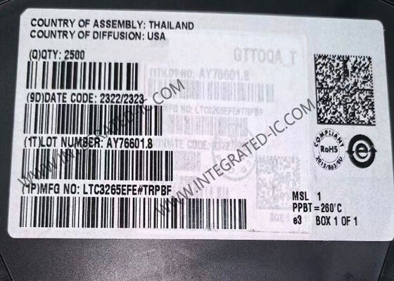 LTC3265EFE Chiếc chip IC cung cấp nguồn cung ứng kép tiếng ồn thấp với dòng điện đầu ra 50mA và bơm sạc tăng cường