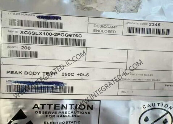 XC6SLX100-2FGG676C Spartan 6 LX FPGA IC với 480 I / O và 676-BGA Package cho các ứng dụng năng lượng thấp