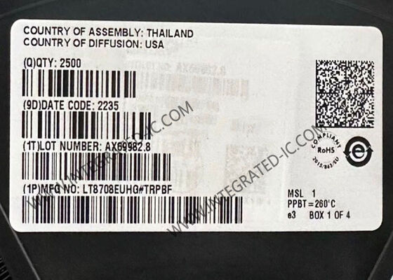 Chip mạch tích hợp LT8708EUHG Bộ điều khiển DC/DC Buck-Boost hai chiều 80V với tần số chuyển mạch 400 kHz