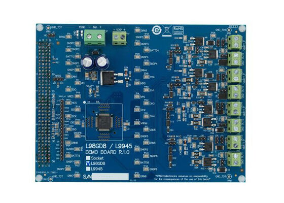 EVL-L98GD8 Giải pháp nhúng L98GD8 High-Side/Low-Side Configurable Pre-Driver Evaluation Board