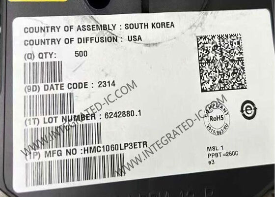 HMC1060LP3ETR Integrated Circuit Chip Quad Low Noise High PSRR Linear Voltage Regulator với dòng điện đầu ra 500 mA